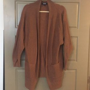 Express Chunky Oversized Cardigan Sweater